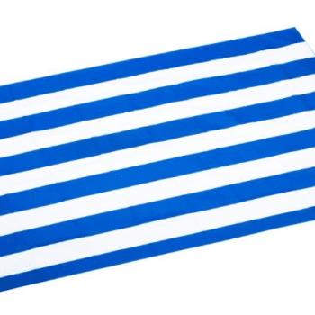 מגבת גוף פסים כחול לבן