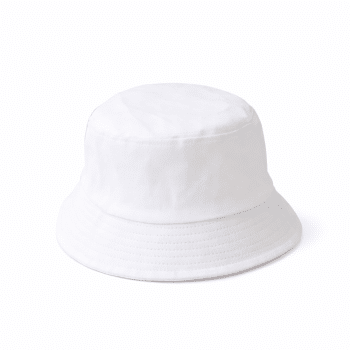 כובע טמבל לבן עם אופציה למיתוג