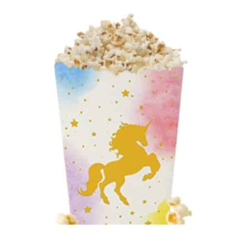 פופקורן חד קרן זהב מבריק-6 יחידות