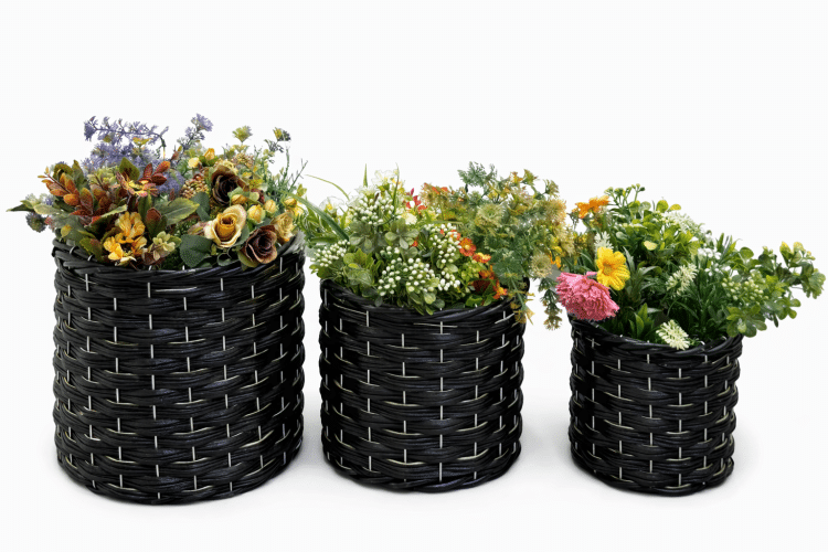 סלסלאות קש עגול -3 יחידות