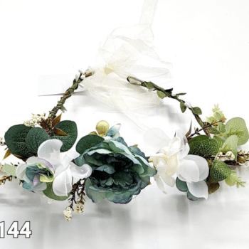 זר לראש פרחים דגם אביבי