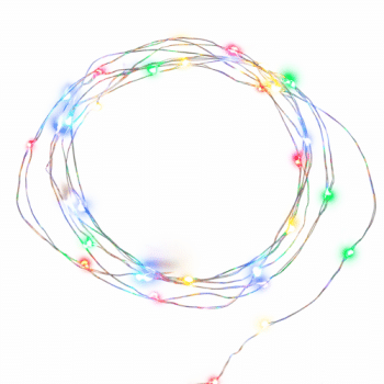 שרשרת לדים 3 מטר -צבעוני