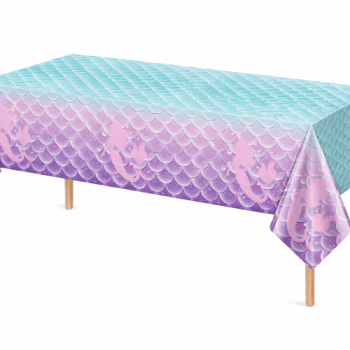 מפת שולחן בת הים הדפס מלא