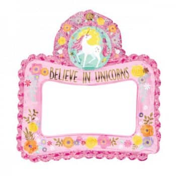 בלון מסגרת סלפי חד קרן