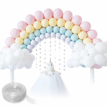 ערכה להכנת קשת בענן בלוני פסטל