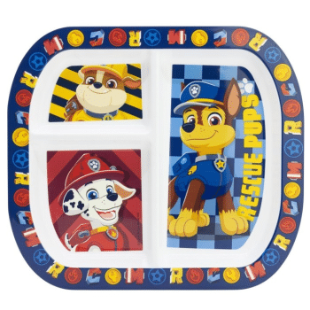 צלחת מרובעת מחולקת  מפרץ ההרפתקאות בנים