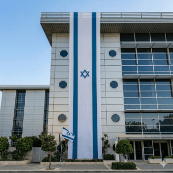 דגל ישראל לבניין  ענק -25 מטר!