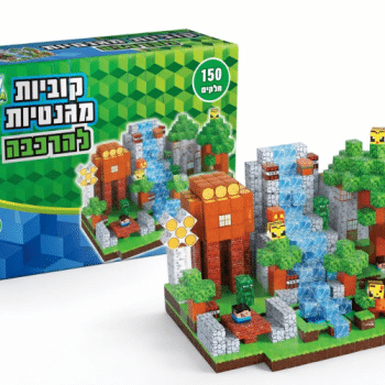 סט קוביות מגנטים מיינקרפט 150 חלקים