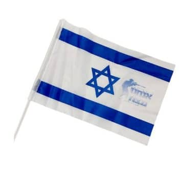 דגל לרכב עם לוגו