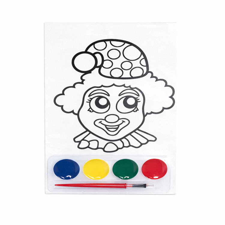 ערכות צביעה ליצן+גואש -10 יחידות