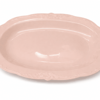 מגש אובלי  ורוד-3 יחידות