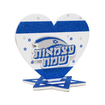 מרכז שולחן קלקר תלת מימד עצמאות שמח