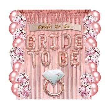 ערכת קישוט רוז גולד למסיבת רווקות