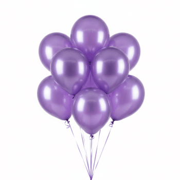 חבילת בלונים סגול כרום-50 יחידות