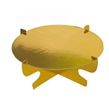 מעמד לעוגה זהב מבריק