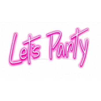 שלט ניאון LETS PARTY